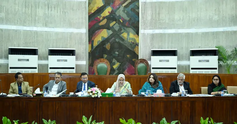 জাতীয় সংসদ ভবনে পররাষ্ট্র মন্ত্রণালয় সম্পর্কিত সংসদীয় স্থায়ী কমিটির বৈঠক